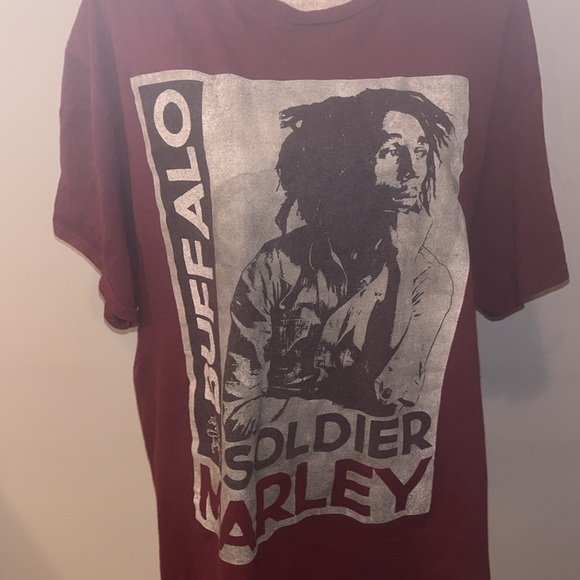BOB MARLEY - MENS BUFFALO SOLDIER T-SHIRT SIZE EXTRA LARGE - Picture 3 of 6